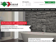Tablet Screenshot of kugelmanns-fliesenland.de